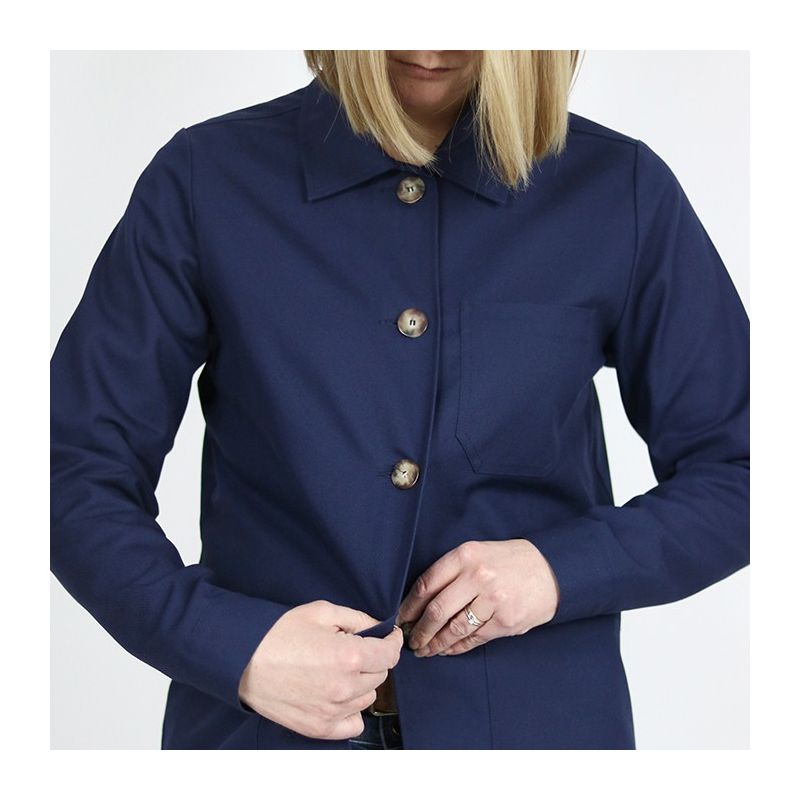 Veste De Travail Femme Marine - La Veste De Jacques Taille M